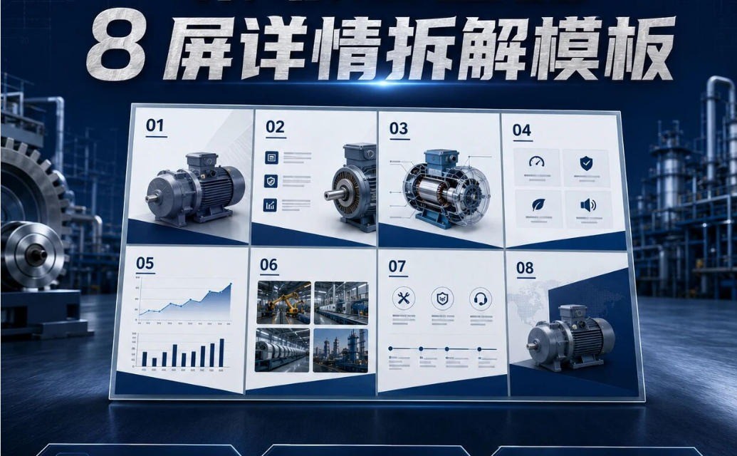 8 屏详情拆解模板总览